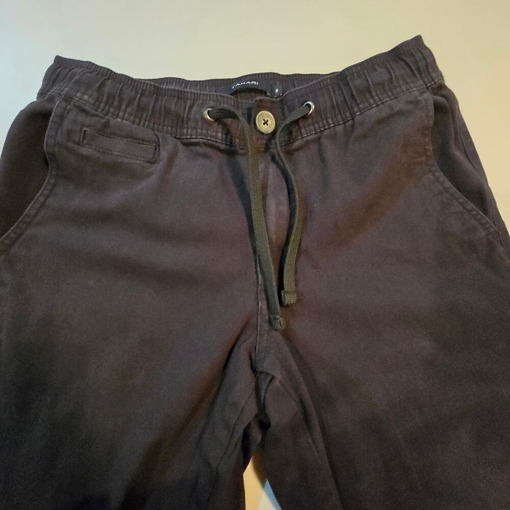 Tahari Black Joggers Adjustable At Ankle 5 Pockets Skater Women's Size Small - Picture 5 of 7